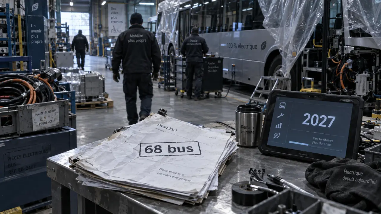 Ebusco en difficulté : 68 bus attendus par la Métropole de Rouen