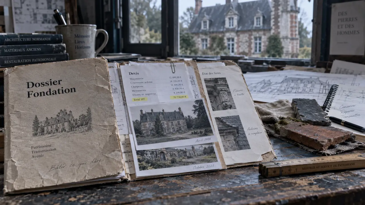 Fondation du patrimoine rouen : dossiers projet local et façade normande