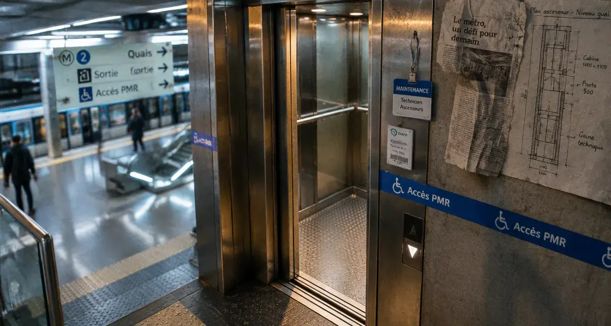 Métro de Rouen : des ascenseurs remis en service, d’autres travaux à venir