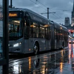 À Rouen, 23 bus Teor électriques immobilisés après des glissades sous la pluie