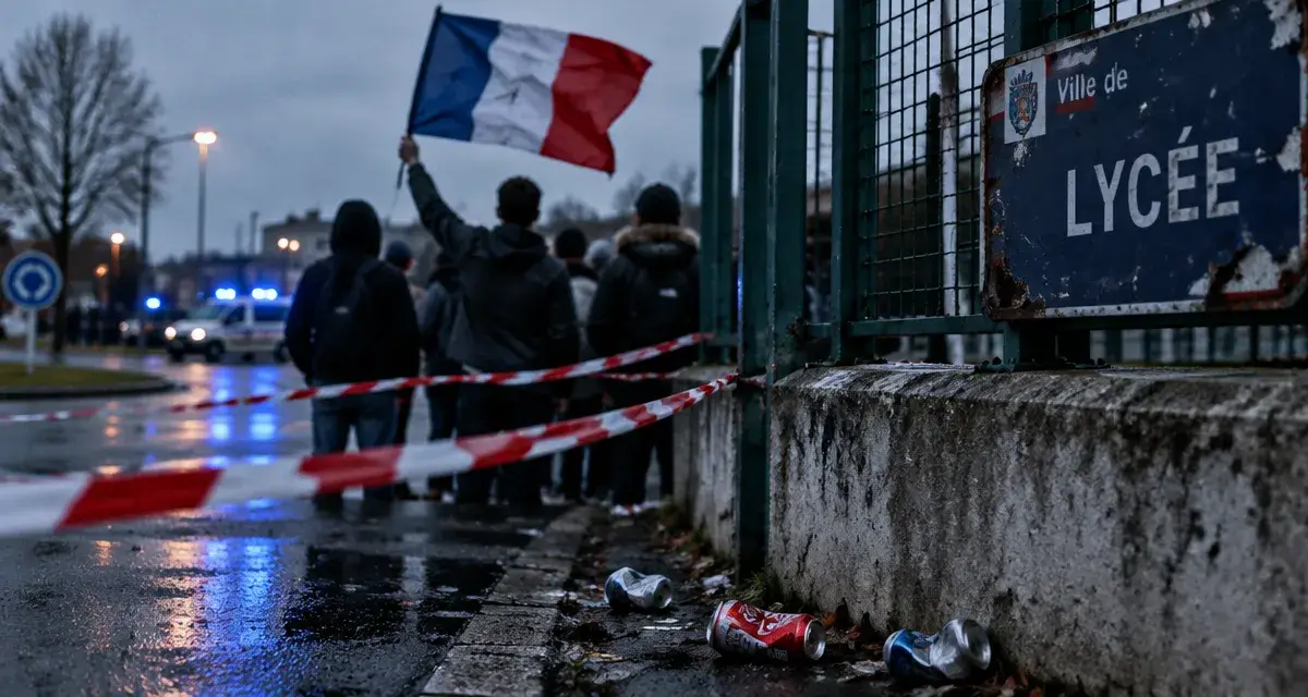 Tensions devant les lycées des Bruyères et Marcel-Sembat à Sotteville-lès-Rouen