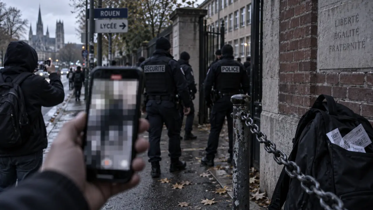 Vidéo d’interpellation près d’un lycée de Rouen : versions opposées